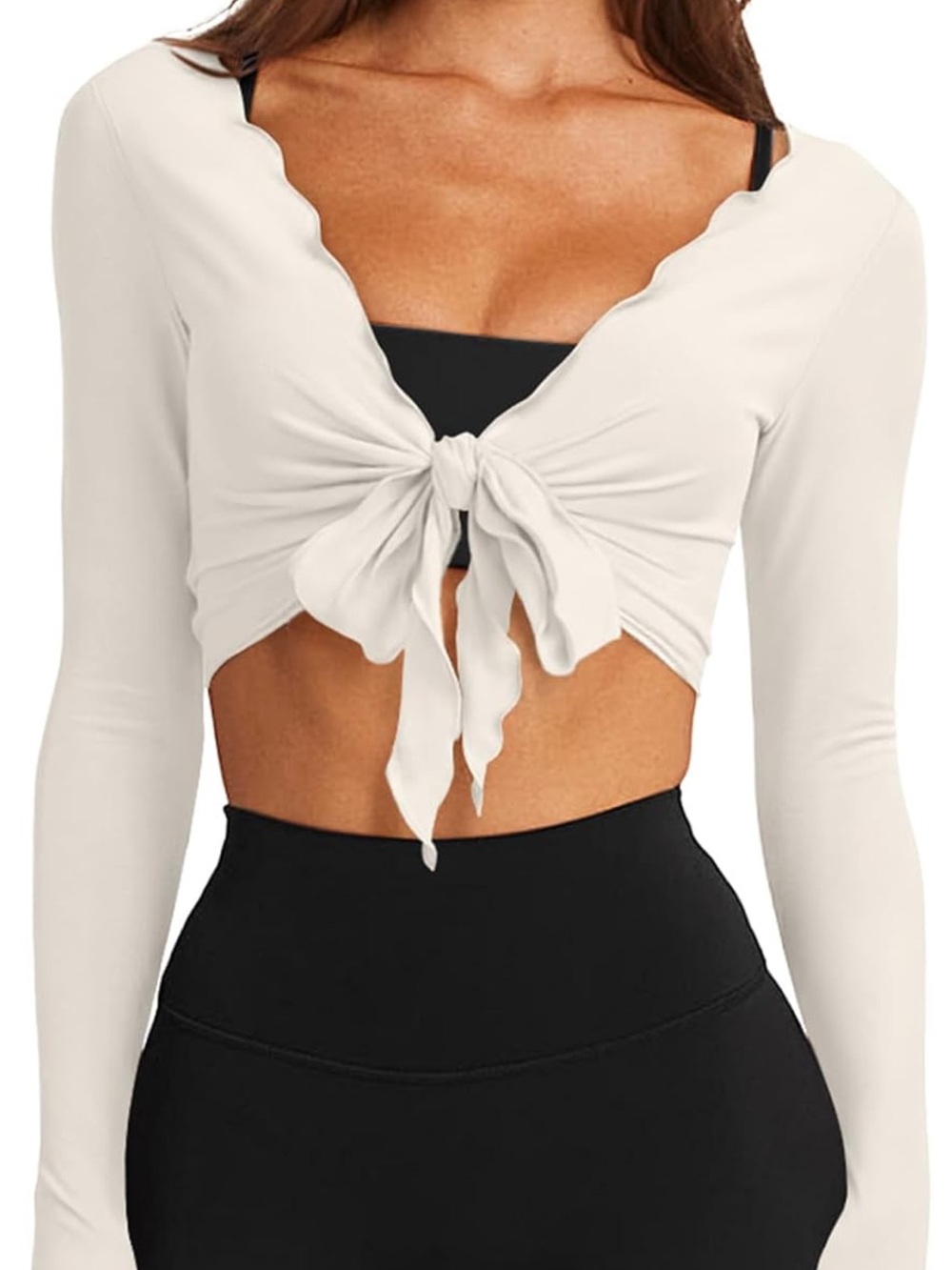 Wrap yoga top